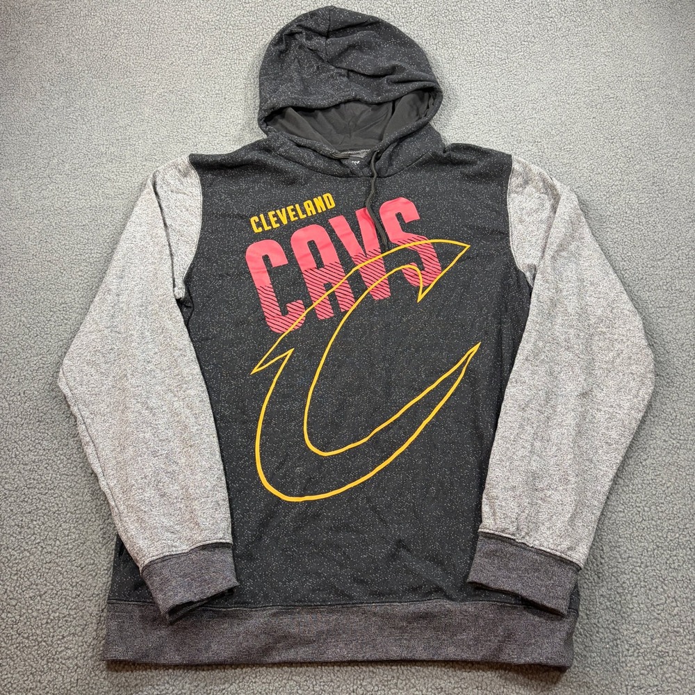 UNK NBA Hoodie Mens XXL Gray Cleveland Cavs Basketball Speckled Pullover Hoodie